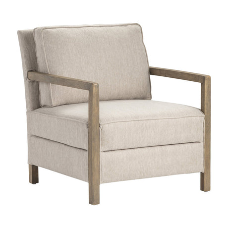 Maxwell Beige/Brown Accent Chair - Ornate Home