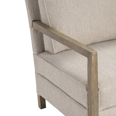 Maxwell Beige/Brown Accent Chair - Ornate Home