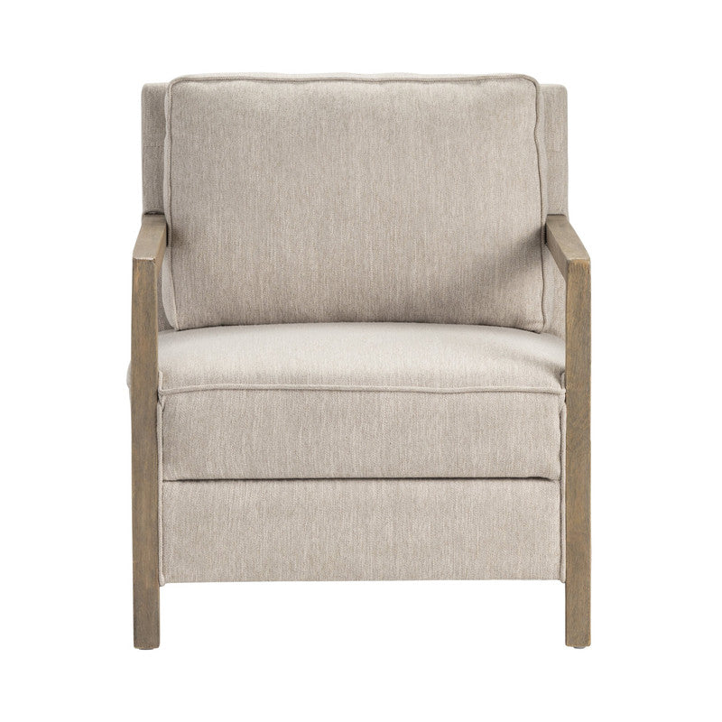 Maxwell Beige/Brown Accent Chair - Ornate Home