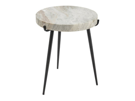Maxwell Gray/Black Accent Table - Ornate Home