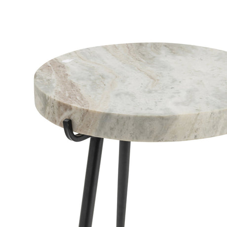 Maxwell Gray/Black Accent Table - Ornate Home