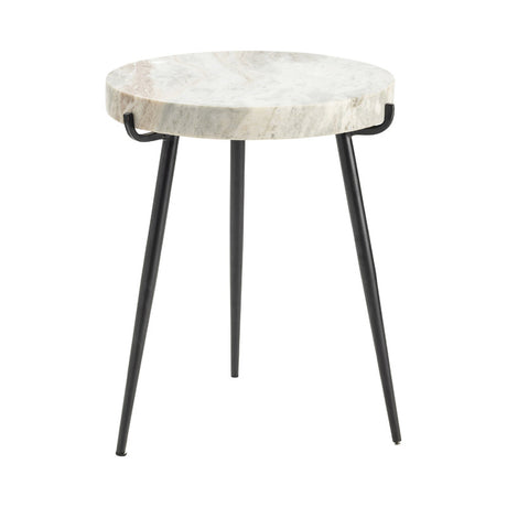 Maxwell Gray/Black Accent Table - Ornate Home
