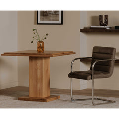May Natural Oak Cafe Table - Ornate Home