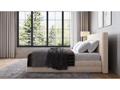 Maya Brun California King Upholstered Platform Bed - Ornate Home