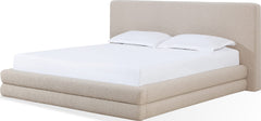 Maya Brun California King Upholstered Platform Bed - Ornate Home
