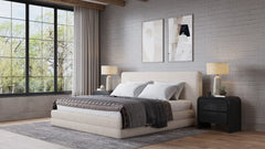 Maya Brun Full Upholstered Platform Bed - Ornate Home