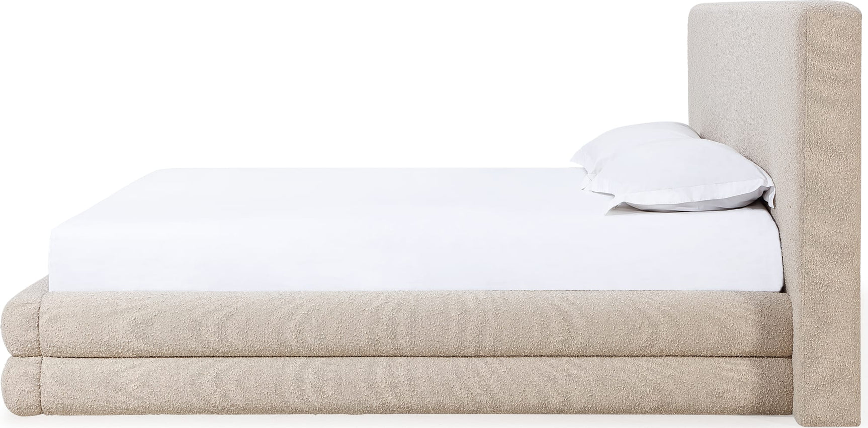 Maya Brun Full Upholstered Platform Bed - Ornate Home