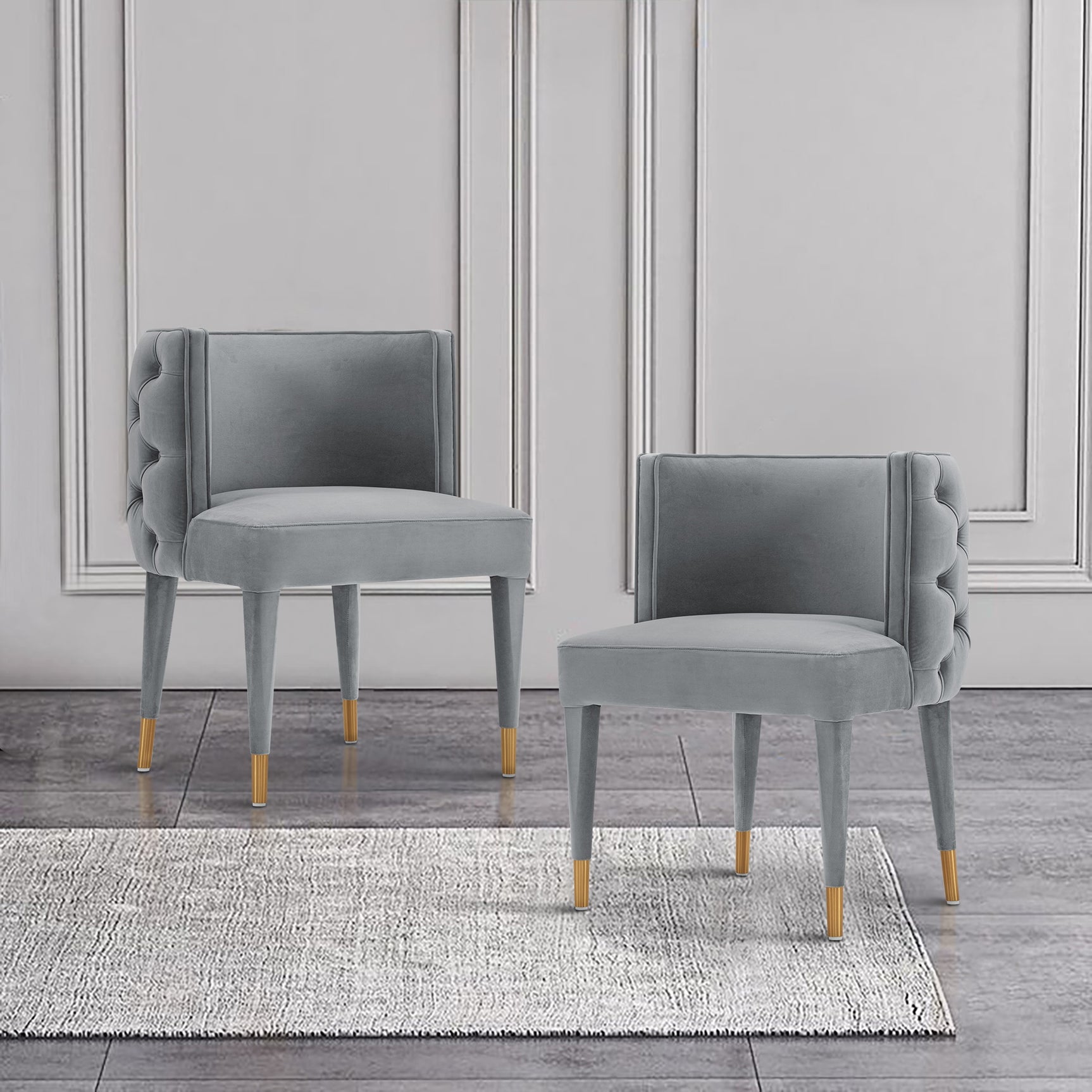 Maya Dining Chair in Grey - Ornate Home