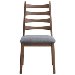 Mayah Dark Gray/Walnut Side Chair (Set of 2) - Ornate Home