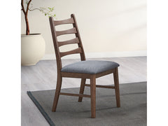 Mayah Dark Gray/Walnut Side Chair (Set of 2) - Ornate Home