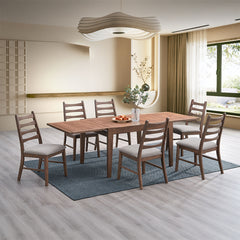 Mayah Walnut Dining Table - Ornate Home
