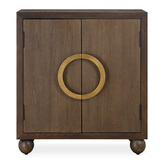 Mayenne Oak 2 Door Wood Cabinet - Ornate Home