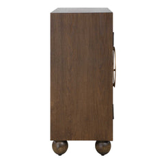 Mayenne Oak 2 Door Wood Cabinet - Ornate Home