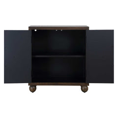 Mayenne Oak 2 Door Wood Cabinet - Ornate Home