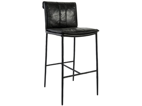 Mayer Black Bar Stool - Ornate Home