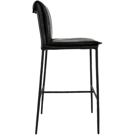 Mayer Black Bar Stool - Ornate Home
