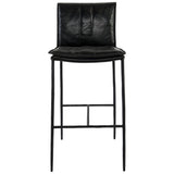 Mayer Black Bar Stool - Ornate Home