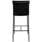 Mayer Black Bar Stool - Ornate Home