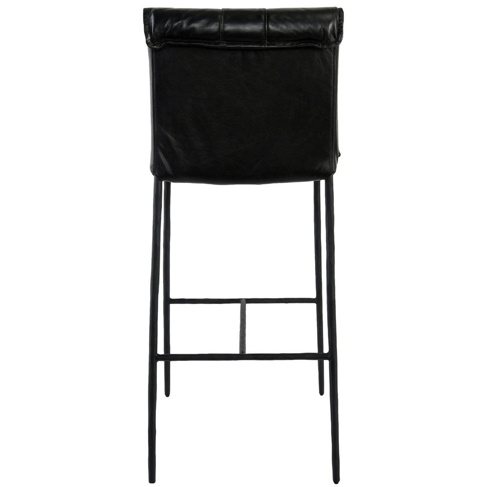 Mayer Black Bar Stool - Ornate Home