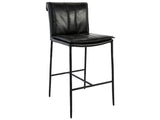 Mayer Black Counter Stool - Ornate Home