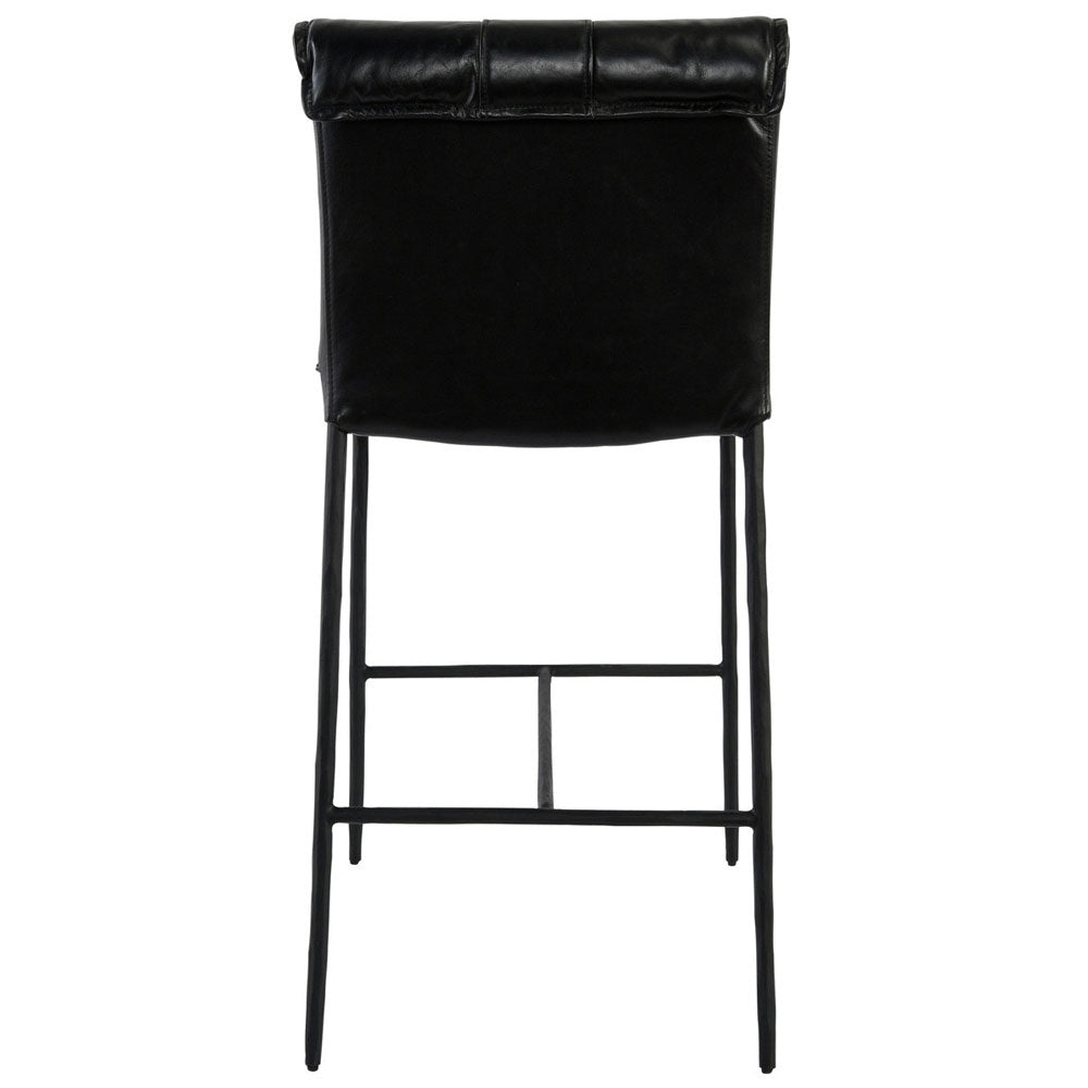 Mayer Black Counter Stool - Ornate Home