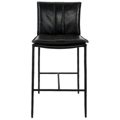 Mayer Black Counter Stool - Ornate Home