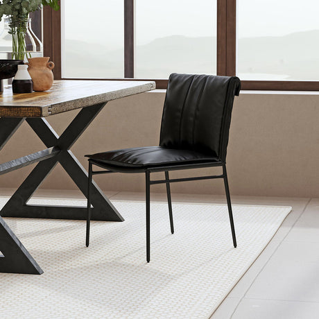 Mayer Black Dining Chair (Set of 2) - Ornate Home