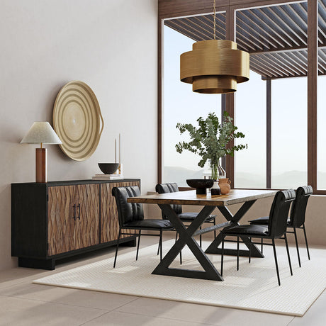 Mayer Black Dining Chair (Set of 2) - Ornate Home