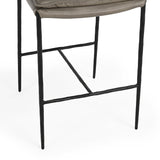 Mayer Gray Counter Stool - Ornate Home