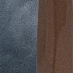 Mayer Leather Ocean Blue Dining Chair (Set of 2) - Ornate Home