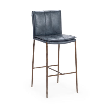 Mayer Ocean Blue Barstool - Ornate Home