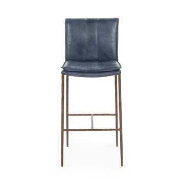 Mayer Ocean Blue Barstool - Ornate Home