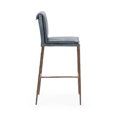 Mayer Ocean Blue Barstool - Ornate Home