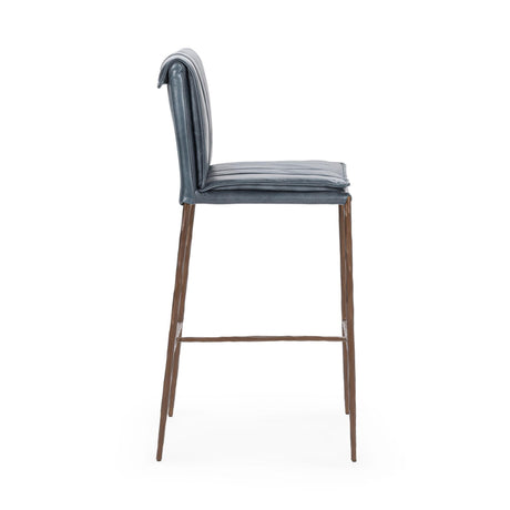 Mayer Ocean Blue Barstool - Ornate Home