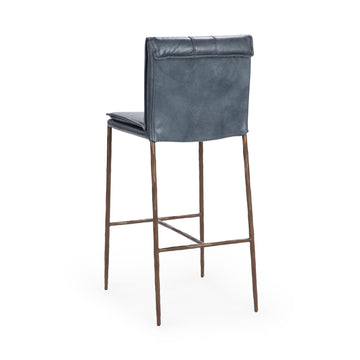Mayer Ocean Blue Barstool - Ornate Home