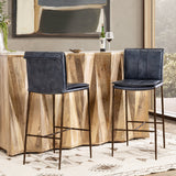 Mayer Ocean Blue Barstool - Ornate Home
