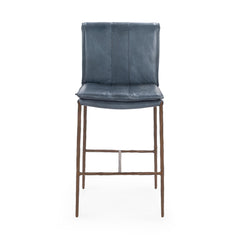 Mayer Ocean Blue Counter Stool - Ornate Home