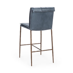 Mayer Ocean Blue Counter Stool - Ornate Home