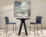 Mayer Ocean Blue Counter Stool - Ornate Home