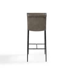 Mayer Pewter Gray Bar Stool - Ornate Home