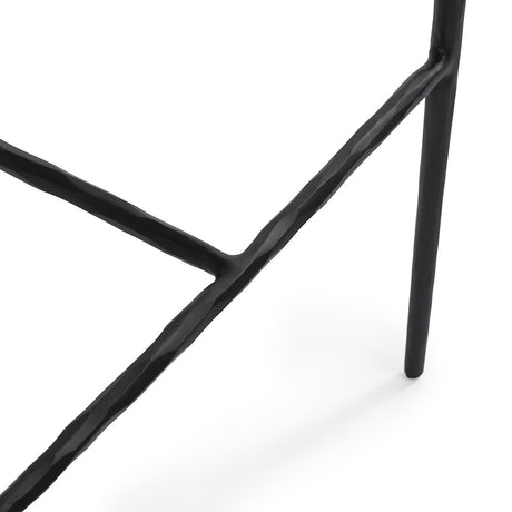 Mayer Pewter Gray Bar Stool - Ornate Home