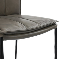 Mayer Pewter Gray Bar Stool - Ornate Home