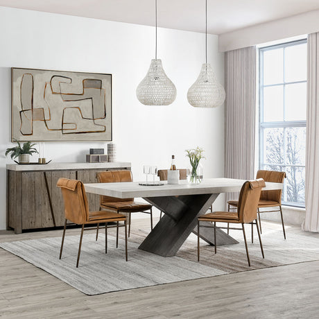 Mayer Tan Dining Chair (Set of 2) - Ornate Home