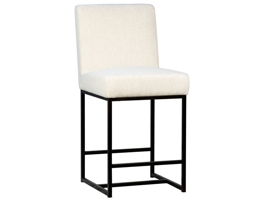 Mayes Off White Counter Stool - Ornate Home