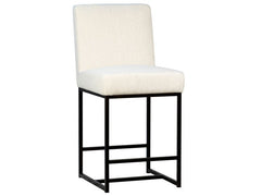 Mayes Off White Counter Stool - Ornate Home