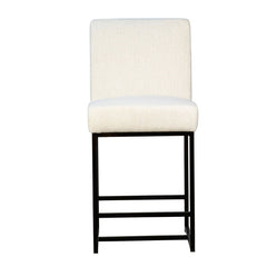 Mayes Off White Counter Stool - Ornate Home