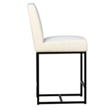 Mayes Off White Counter Stool - Ornate Home