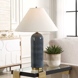 Mayetta Deep Blue Table Lamp - Ornate Home