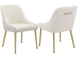 Mayette Ivory / Gold Side Chair (Set of 2) - Ornate Home