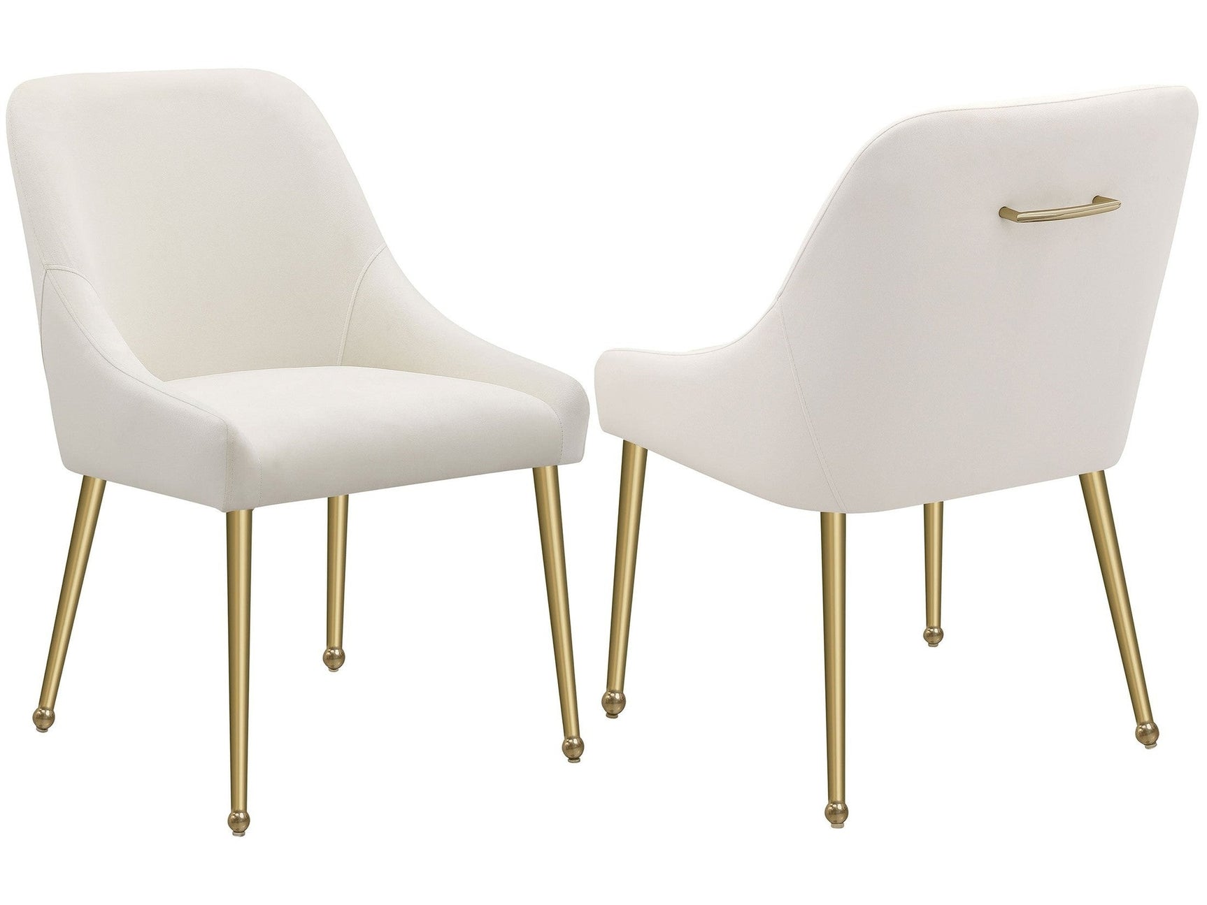 Mayette Ivory / Gold Side Chair (Set of 2) - Ornate Home